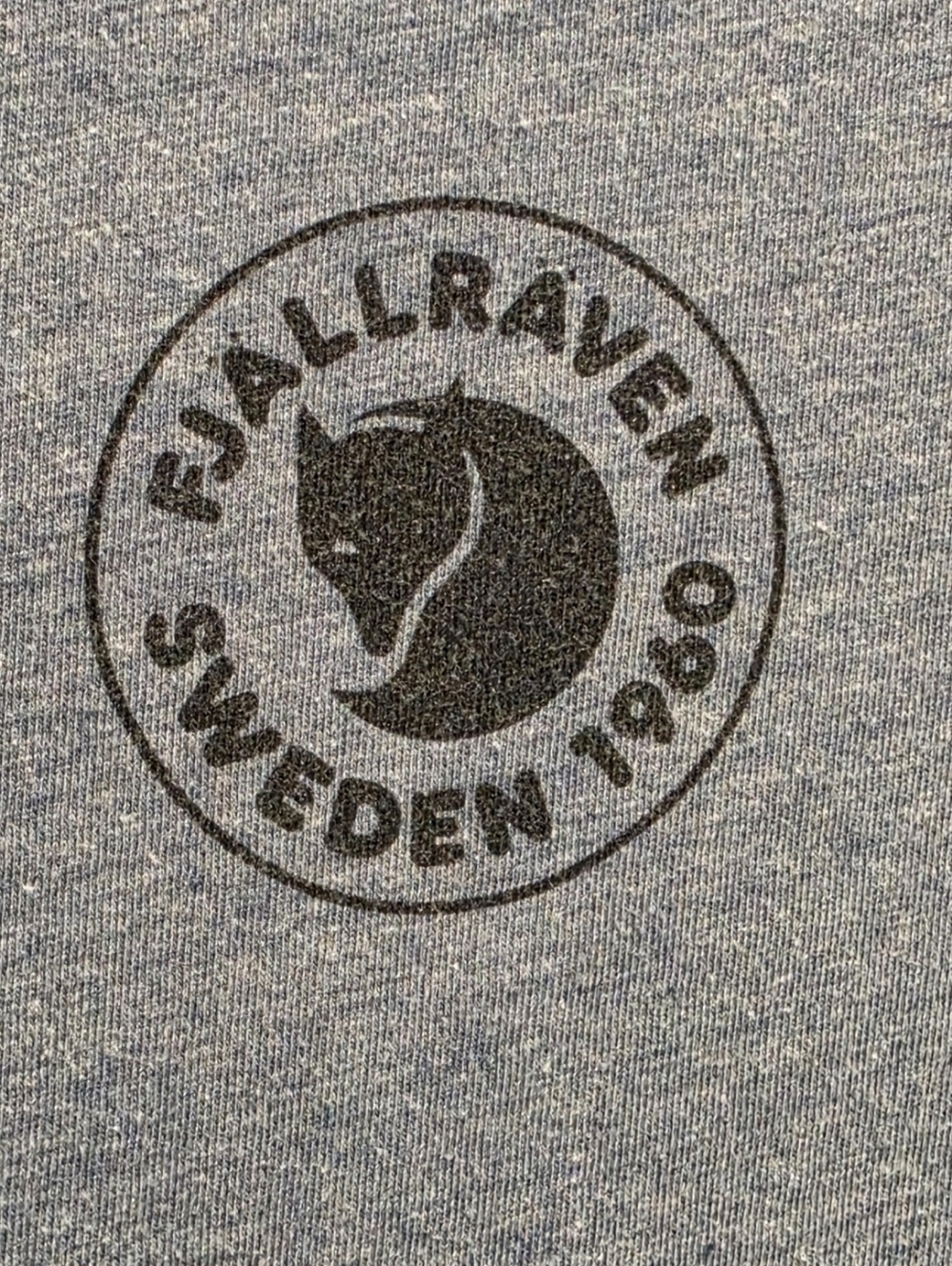 Fjallraven Men's Short-Sleeve Crewneck T-Shirt — Heather Slate Blue - Picture 2 of 8